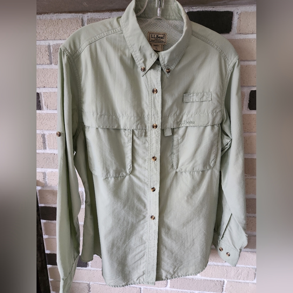 L. L. Bean Long Sleeved Tropicwear Shirt Gorpcore